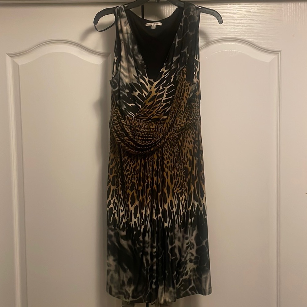 Animal print dress